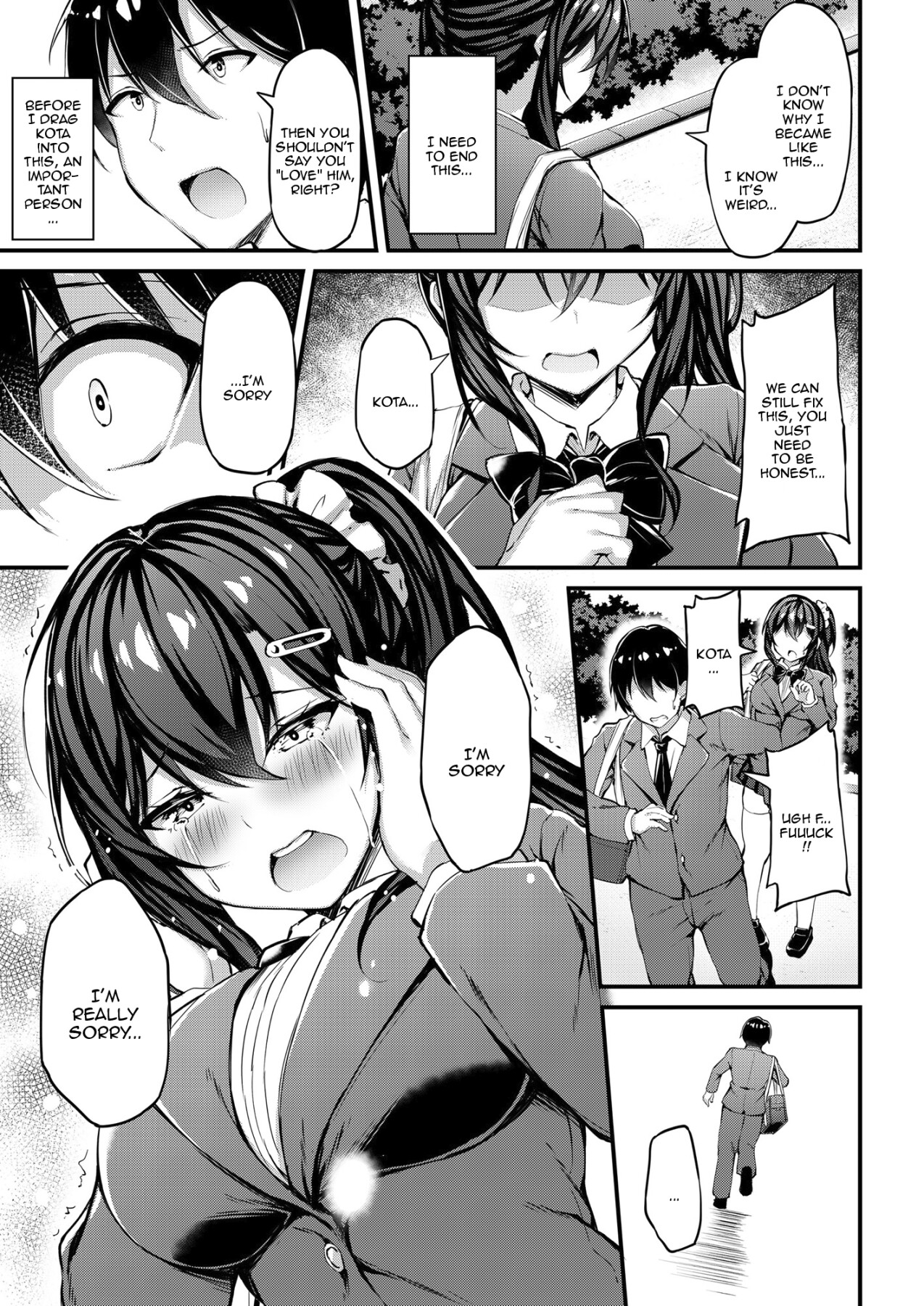 Hentai Manga Comic-The Reason My Girlfriend Wears a Two-Piece Track Uniform -The Youth-colored Uniform That I Offer To an Old Man--Read-14